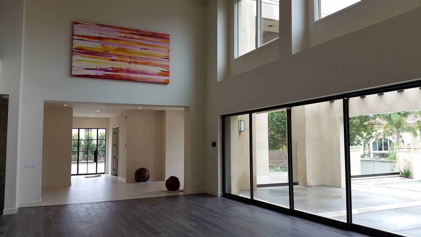 Preconstruction planning documents for a San Diego custom home